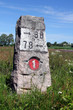 Old Granite Milestone Landscape