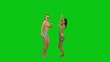 Video: Summer girls in bra and shorts dancing barefoot Summer girls in bra and shorts dancing barefoot