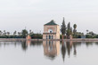 Pavillion on Menara Gardens at Marrakech, Morocco