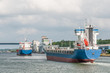 Frachter auf dem Nord-Ostsee-Kanal