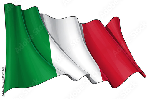 Illustration: Flag of Italy Flag of Italy