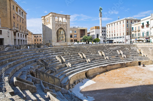 Photo: Roman Amphitheatre. Lecce. Puglia. Italy. Roman Amphitheatre. Lecce. Puglia. Italy.