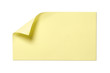 Photo: Blank yellow sticky note Blank yellow sticky note