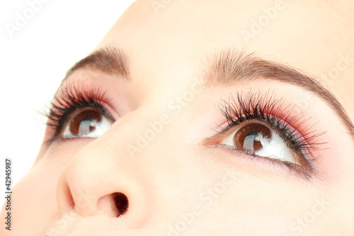 Photo: female eyes with beautiful make-up female eyes with beautiful make-up