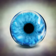 glass blue eye