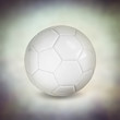 leather white football
