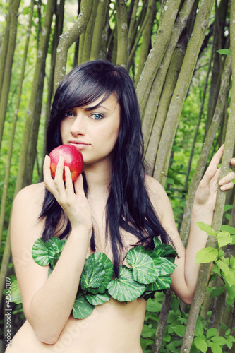Photo: Eve with an apple Eve with an apple