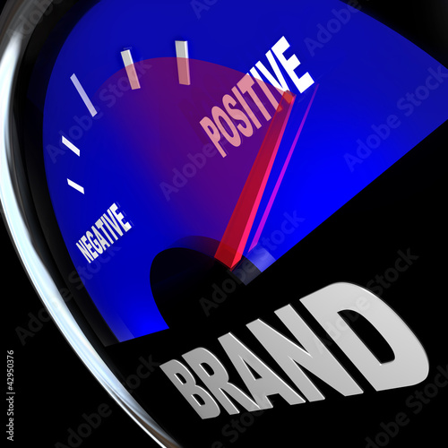 Illustration: Brand Gauge Measuring Identity Loyalty Response Impression Brand Gauge Measuring Identity Loyalty Response Impression