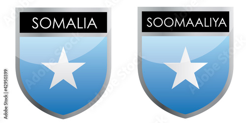 Illustration: Somalia flag emblem Somalia flag emblem