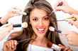 Woman at the beauty salon