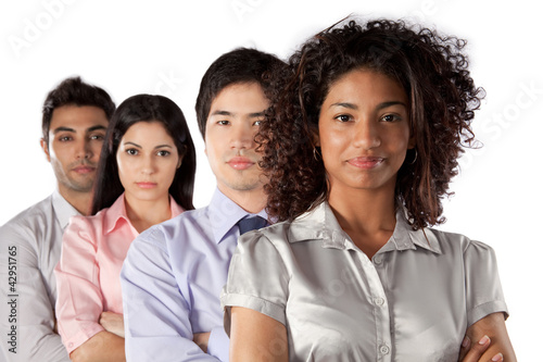 Photo: Multiethnic Group of Businesspeople Multiethnic Group of Businesspeople