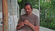 man talking on the mobile phone