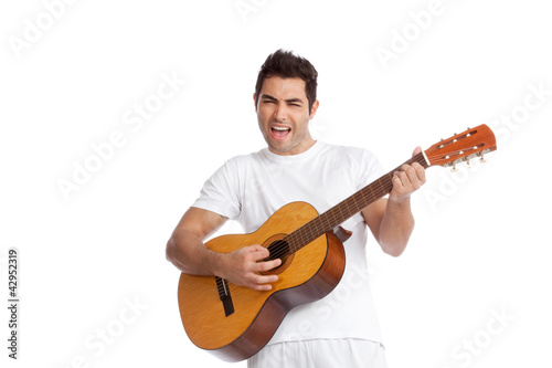 Photo: Young Man Playing Guitar Young Man Playing Guitar