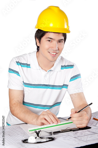 Foto: Young Asian Architect at Work Young Asian Architect at Work