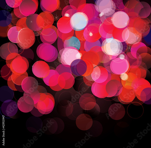 Vector: Colorful lights background Colorful lights background