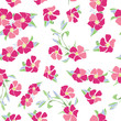 Seamless pattern with flowers