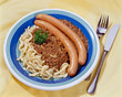 Linsen mit Spätzle