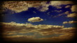 Video: Retro handwriting on vintage sky background. HD. Retro handwriting on vintage sky background. HD.