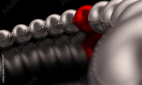 Illustration: Chrome Red Ball Focus 3 Chrome Red Ball Focus 3
