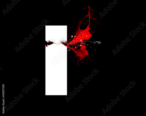 Illustration: I - lettre - balle de revolver I - lettre - balle de revolver