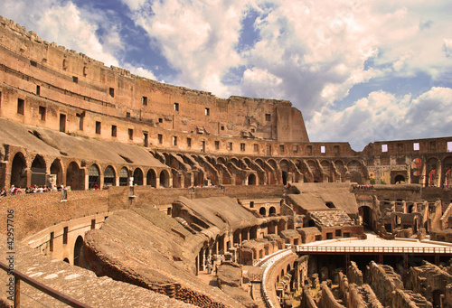 Photo: Inside the Roman Colosseum Inside the Roman Colosseum