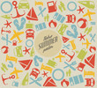 Vector summer pattern / background