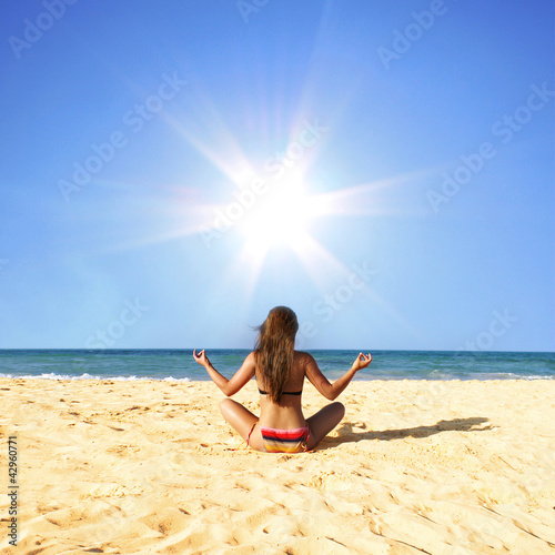 Photo: Yoga am Strand Yoga am Strand