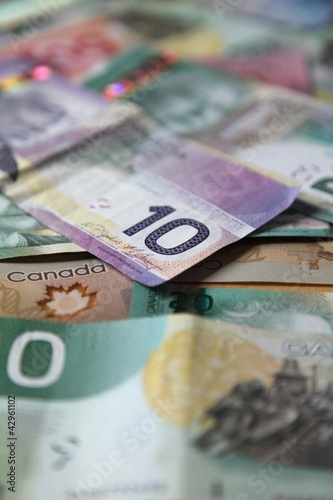 Photo: Stillife of Canada's ten dollar bank note Stillife of Canada's ten dollar bank note