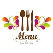 Elegant card for restaurant menu