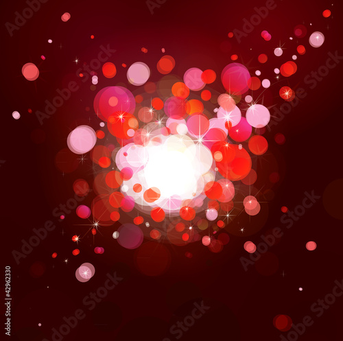 Vector: Vector of red lights background Vector of red lights background