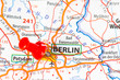 Berlin on a map