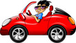 red sports car