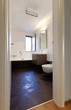 Photo: interior modern house, bathroom, open window interior modern house, bathroom, open window