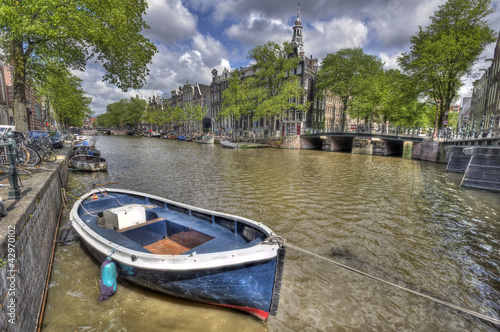 Photo: Rowing Boat in Amsterdam Rowing Boat in Amsterdam