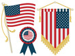usa flags