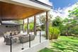 Modern backyard