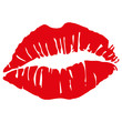lipstick kiss