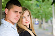 Photo: Young couple outdoors Young couple outdoors