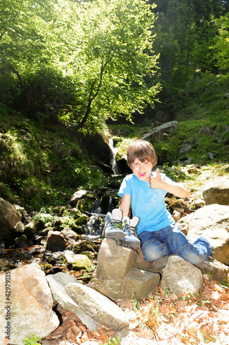 Photo: Erfrischung am Bach Erfrischung am Bach