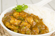 Chinese Chicken Curry & Steamed Rice