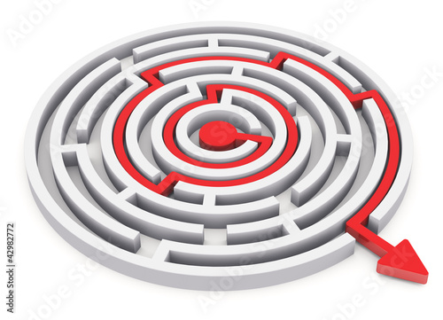 Illustration: Circle labyrinth Circle labyrinth