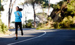 Marathon training runner