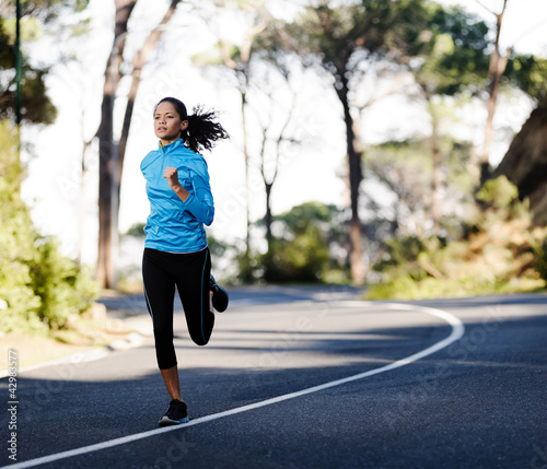 Photo: Marathon training runner Marathon training runner