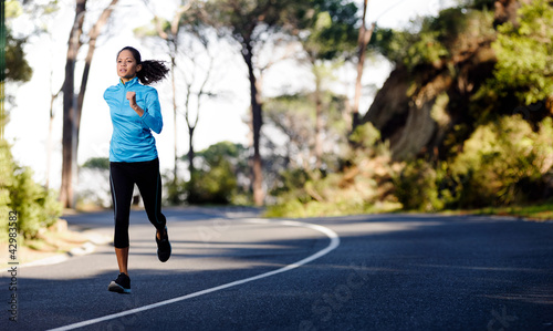 Photo: Marathon training runner Marathon training runner