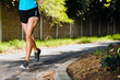 athlete training alone