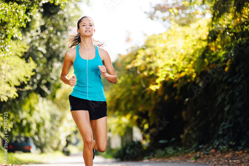 Photo: athlete training alone athlete training alone