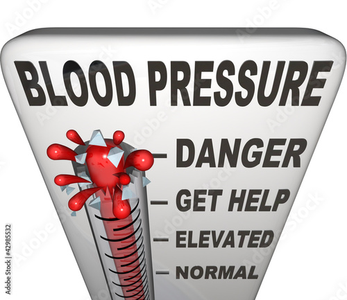 Illustration: Hypertension Blood Pressure Elevated Dangerous Level Hypertension Blood Pressure Elevated Dangerous Level
