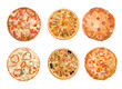 Pizza and italian kitchen.  Isolated