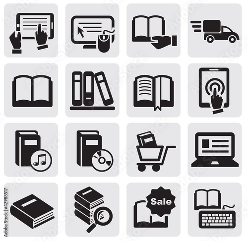 Vector: Books icons Books icons