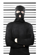 Mugshot of a busted thief